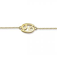JWLS4U | Zodiac Sign Bracelets Gold 2